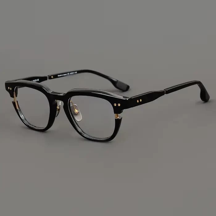 Lunettes carrées en acétate faites à la main pour hommes et femmes, montures de lunettes rétro, lune