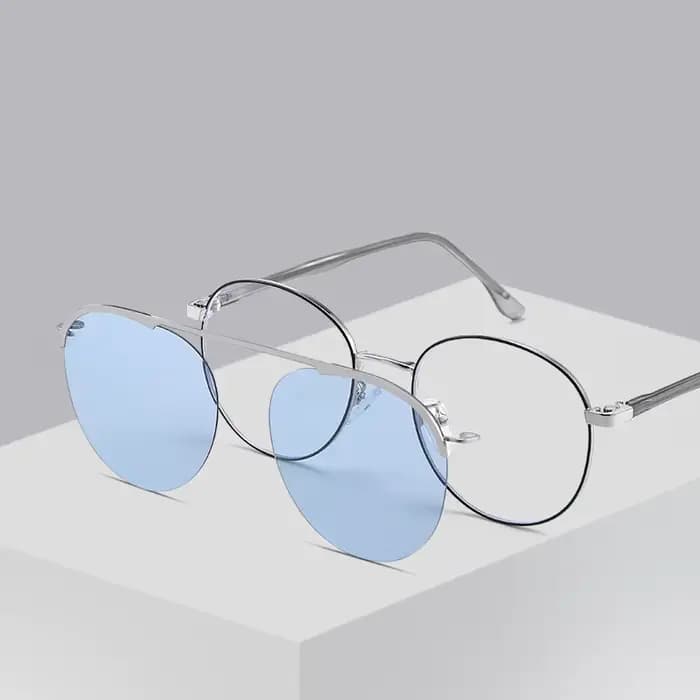 COHK marque de mode Design hommes femmes aimant lunettes de soleil polarisées Clip sur lunettes de s