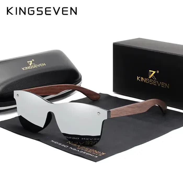 KINGSEVEN-Lunettes de soleil polarisées faites à la main pour hommes et femmes, Brochure, Lunettes e