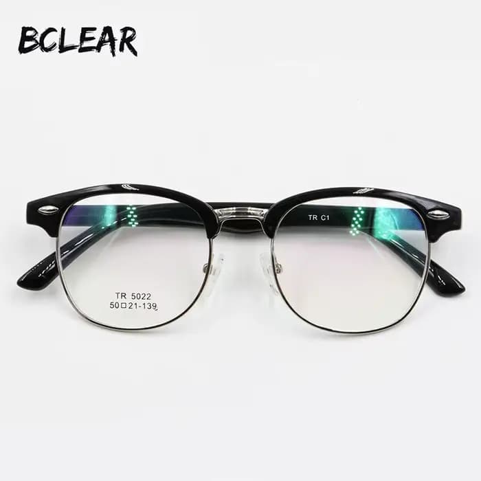 BCLEAR-Lunettes à monture optique ronde rétro, lunettes à la mode, lunettes à monture complète, styl