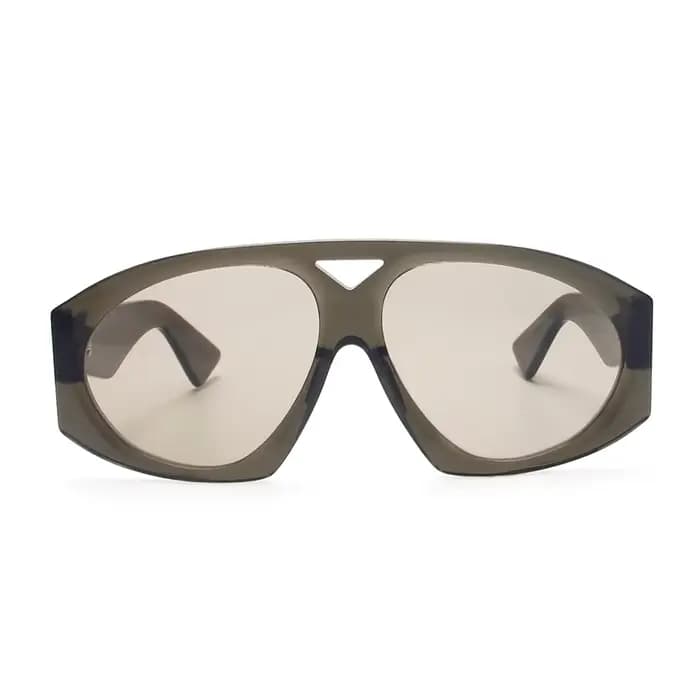 Y2K Punk lunettes surdimensionnées Aviation sport lunettes de soleil hommes femmes à la main acétate