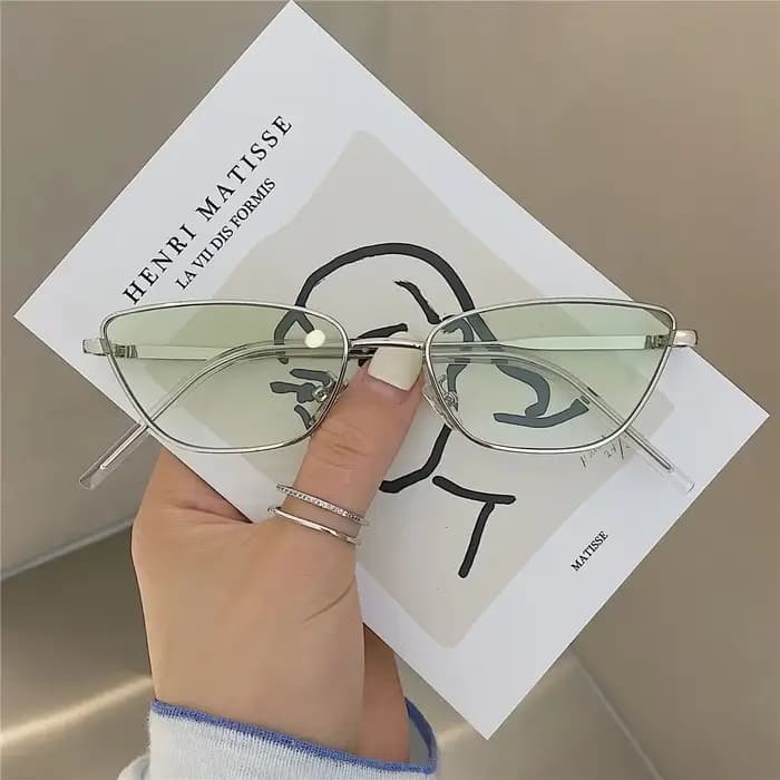 Lunettes De soleil œil De chat femmes lunettes Vintage marque lunettes De soleil carrées pour femmes