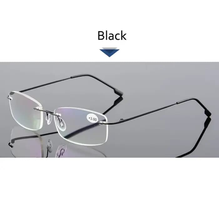 May Flower-Lunettes de lecture sans monture en titane pour hommes et femmes, blocage de la lumière b