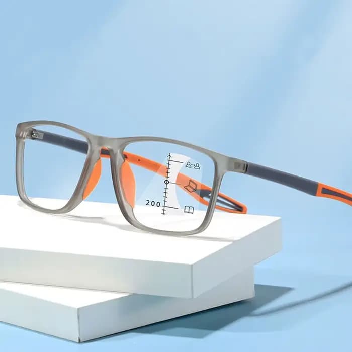 Lunettes de lecture progressives multifocales souples TR90, Anti-lumière bleue, pour hommes et femme