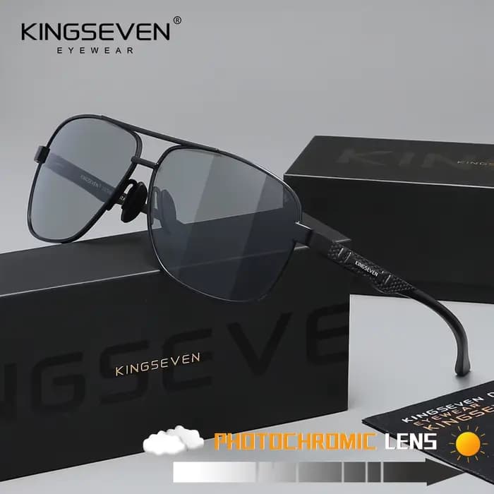 KINGSEVEN – lunettes de soleil classiques pour hommes et femmes, polarisées UV400, rétro, à la mode,