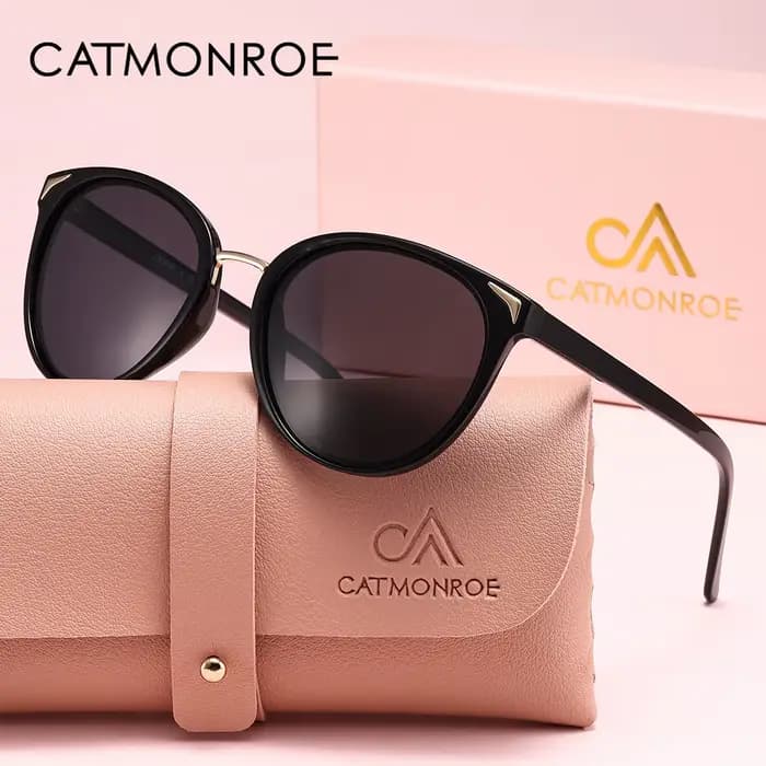 CATMONROE 1 pièces femmes lunettes de soleil couleur en option lentille ronde léger confort conduite