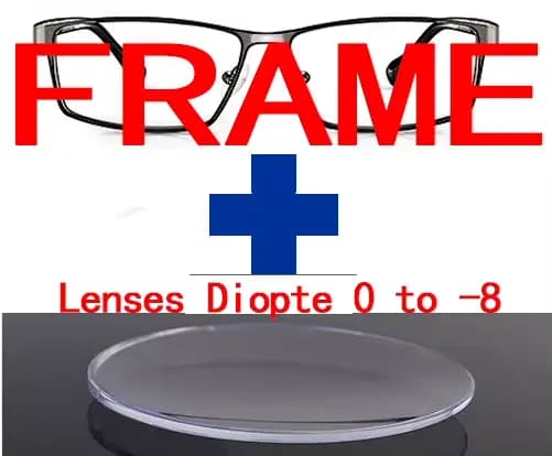Lunettes optiques opitiennes sur mesure pour hommes et femmes, monture sur mesure pour myopie, mode