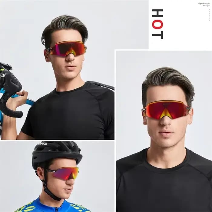 KAPVOE nouvelles lunettes de soleil de cyclisme sur route UV400 lunettes de pêche vtt vélo lunettes