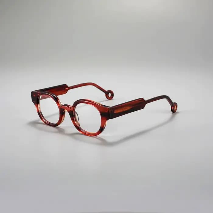 Montures de lunettes en acétate, matériau épais, monture ovale, lunettes pour hommes et femmes, desi