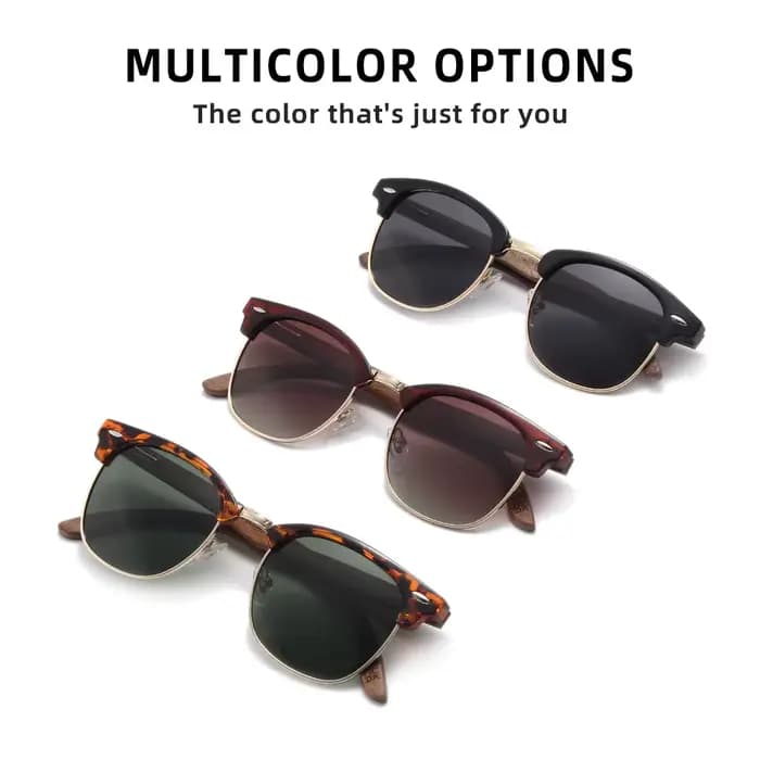 KINGSEVEN – lunettes de soleil rétro en noyer pour hommes et femmes, polarisées, faites à la main, P