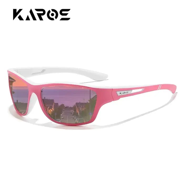 KAROS – lunettes de soleil de sport pour hommes et femmes, polarisées, enveloppantes, pour cyclisme,