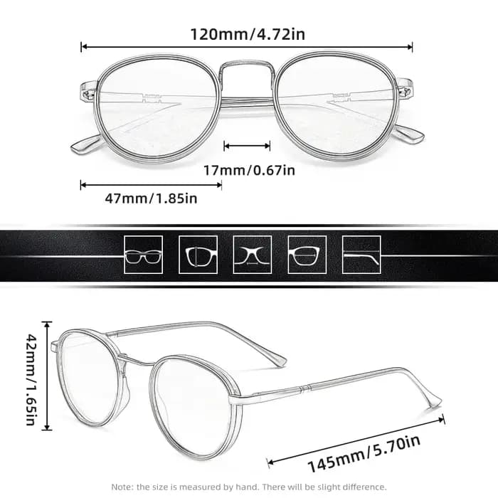 FORKING – lunettes de soleil rétro à monture ronde pour hommes, polarisées, protection UV400, access