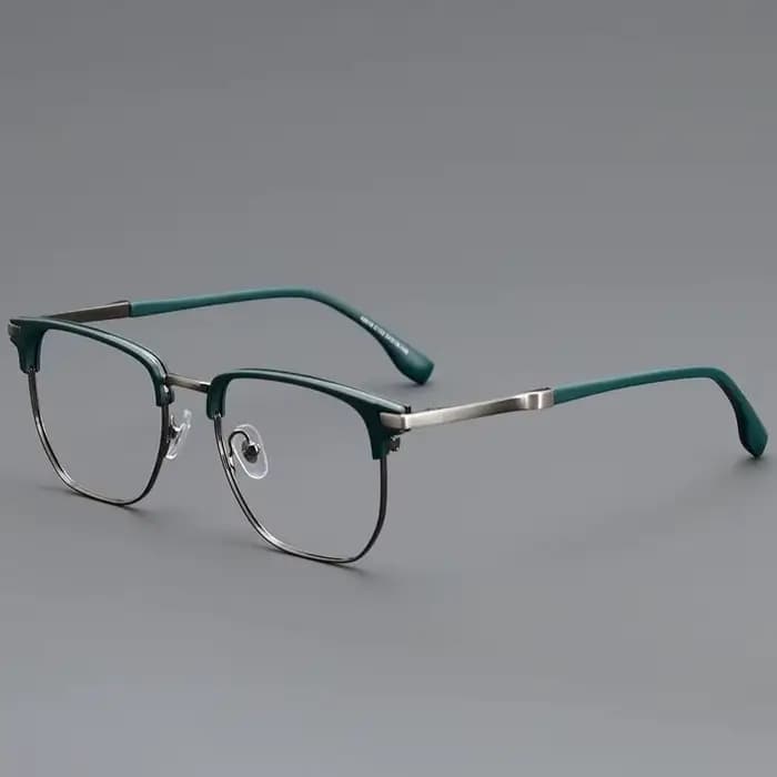 YOOSKE Retro Square Glasses Transparent Frame Eyewear Anti-blue Light Flat Glasses Korean Popular De