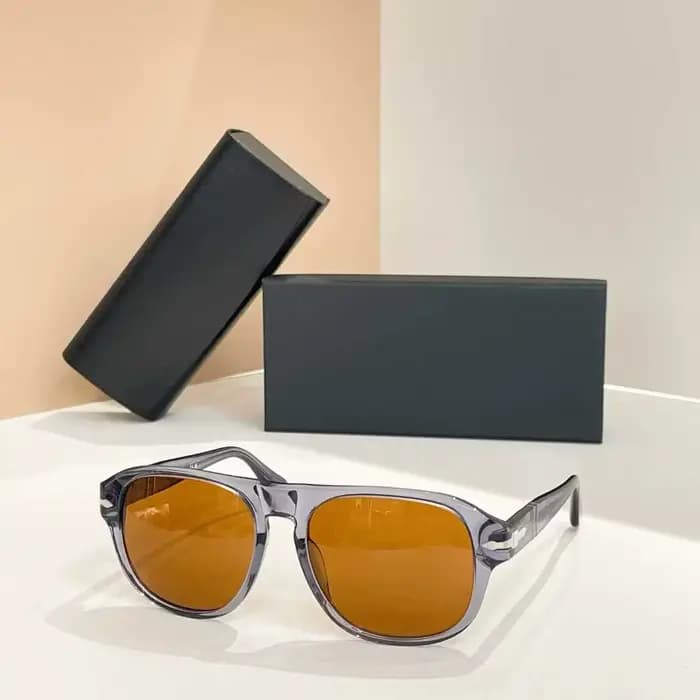 LTSOL lentilles en verre lunettes de soleil 3310-S monture circulaire en acétate solide poids Premiu