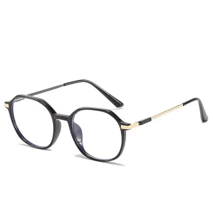 Lunettes de myopie Anti-lumière bleue, monture rose transparente, polygone, lunettes de Prescription