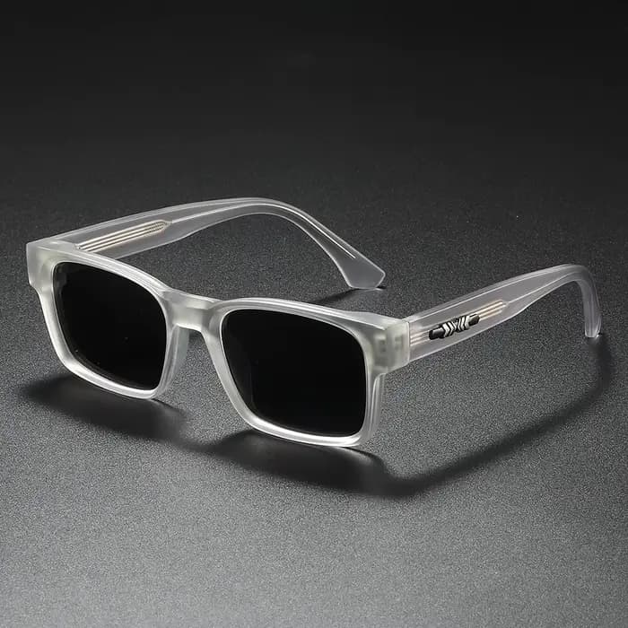 Lunettes de soleil polarisées carrées de qualité pour hommes, noyau métallique UV400 unisexe, pour v