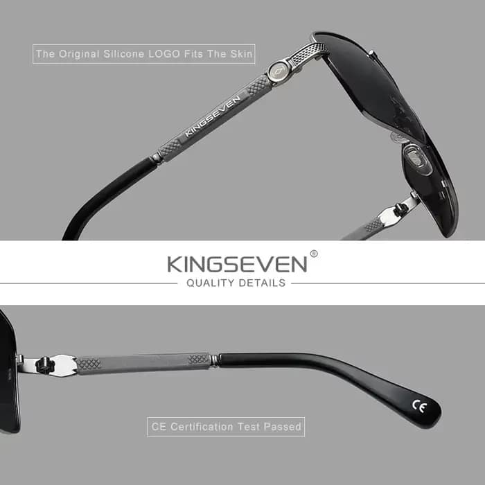 Lunettes de soleil polarisées UV400 pour hommes et femmes de la marque KINGSEVEN, anti-éblouissement