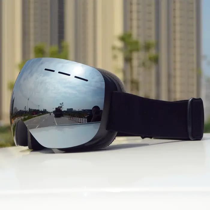 Lunettes de ski anti-buée double couche pour hommes et femmes, grand masque de ski, lunettes de prot