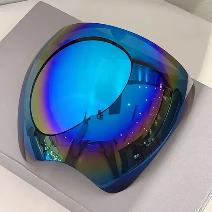 KAMMPT énorme lunettes de sport hommes miroir futuriste cyclisme en plein air lunettes de soleil de