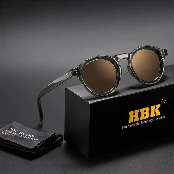 HBK lunettes de soleil polarisées hommes rétro TR90 lentilles TAC de haute qualité lunettes de solei