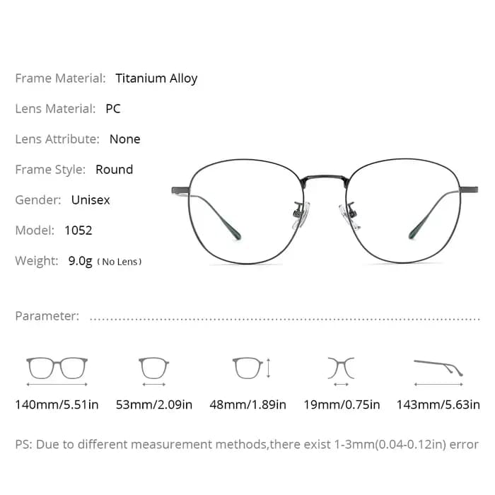NIANZHEN alliage de titane lunettes cadre hommes rond marque Design lunettes femmes ultraléger rétro