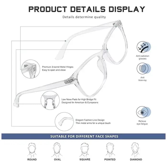 1/2/3 pièces VOPHA lunettes de lecture Autofocus pour hommes et femmes-lecteurs multifocales bloquan