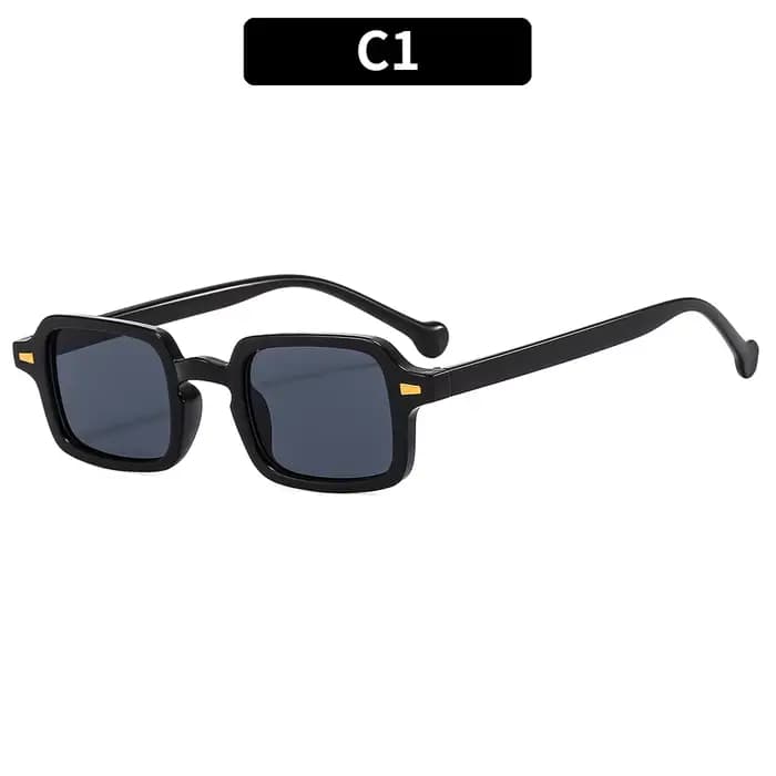 Lunettes de soleil rectangulaires de luxe pour femmes, lunettes de soleil ovales vintage de marque,