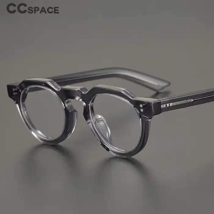 Lunettes rondes Vintage en acétate de haute qualité pour hommes et femmes, monture de Prescription o