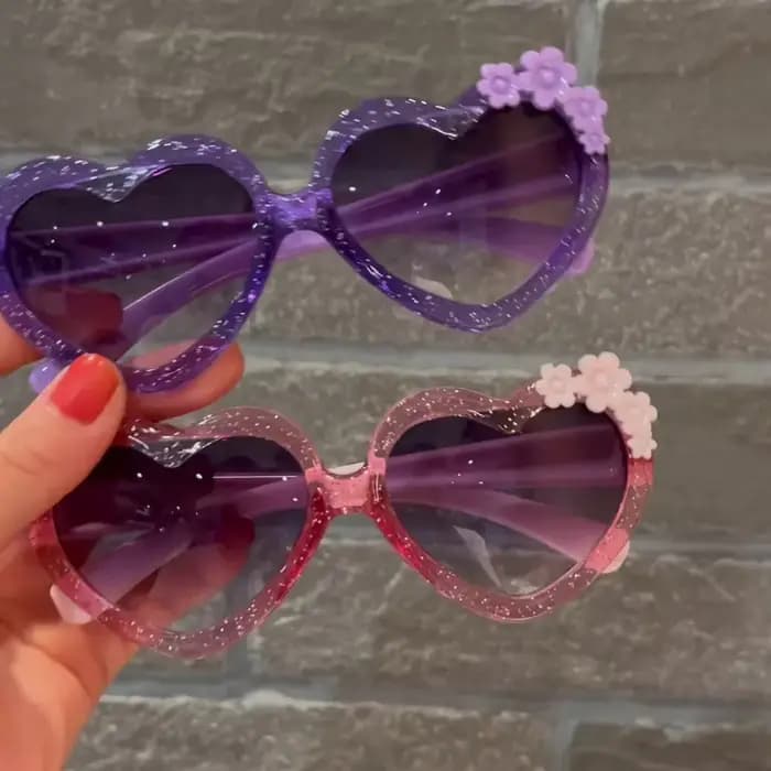 Lunettes de soleil vintage pour filles et garçons, protection solaire d'extérieur, motif dessin anim