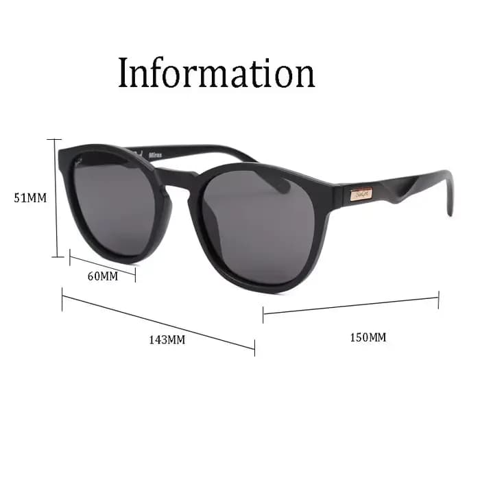 SUNGOD MIRAS Lunettes de soleil miroir bleu Lunettes à verres polarisés pour hommes Lunettes de sole