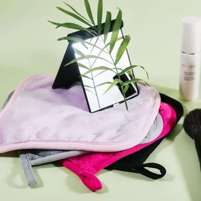 Tampons démaquillants tampons de coton réutilisables gomme de maquillage serviette faciale en microfibre nettoyant pour le visage lingettes de nettoyage soins de la peau outils de beauté