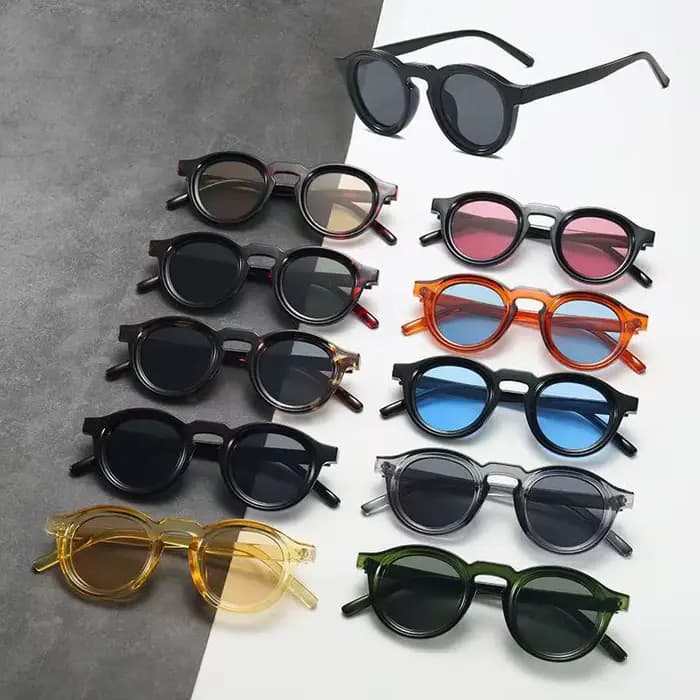 Nouvelles Lunettes de Soleil Rondes Vintage pour Femmes et Hommes