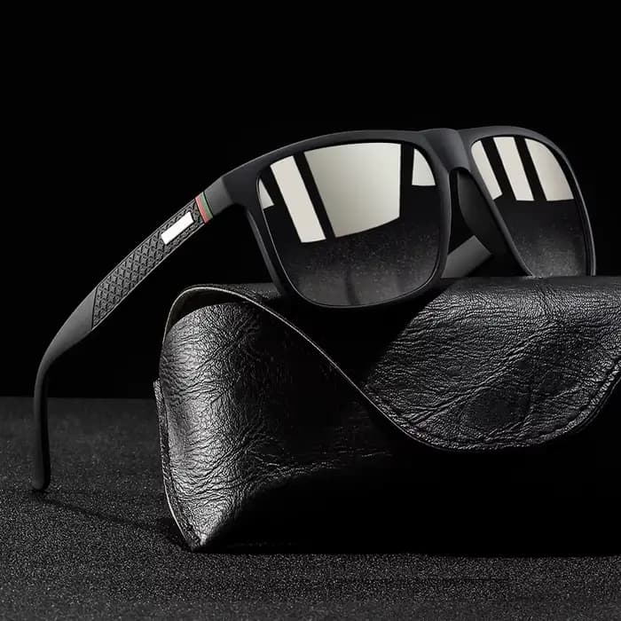 Lunettes de soleil carrées classiques tendance pour hommes et femmes