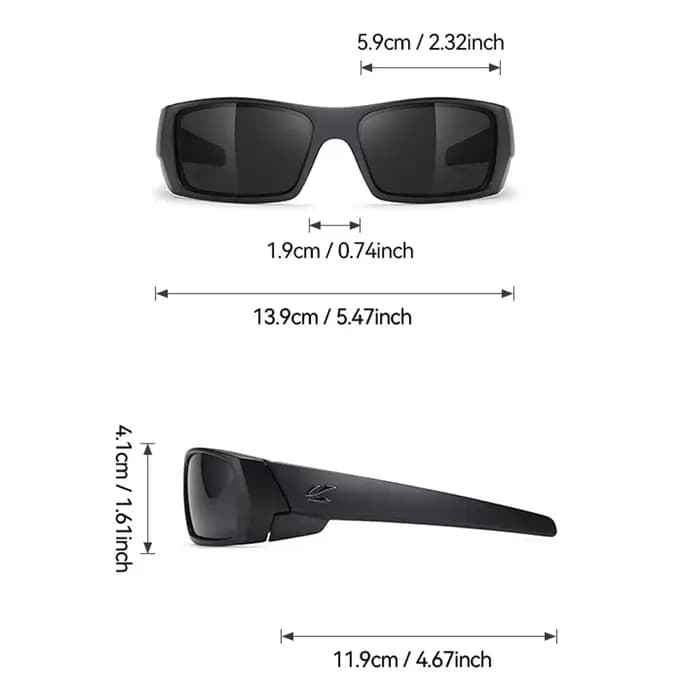 Lunettes de soleil polarisées classiques pour hommes
