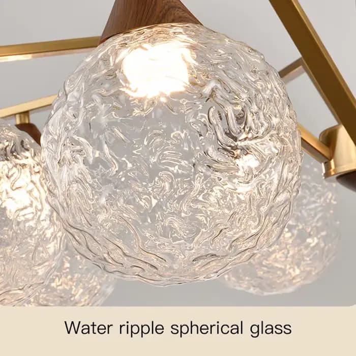 Lustres modernes en verre LED pour salon, salle à manger, chambre à coucher, décoration d'intérieur, éclairage