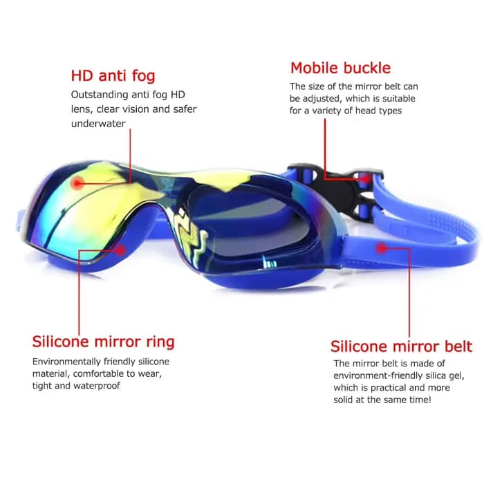 Lunettes de natation professionnelles pour adultes