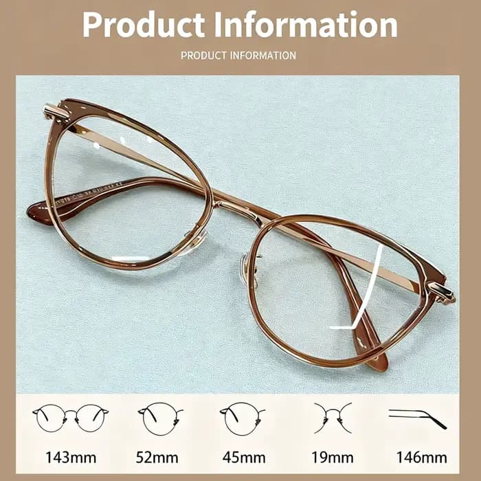 Lunettes de presbytie œil de chat HD