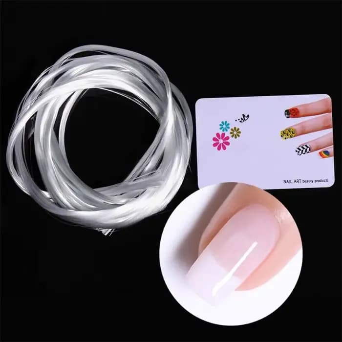 Extension d'ongles acrylique en fibre de verre, nail art, fibre violette pour gel UV, bricolage, forme d'ongles, conseils, construction, outil de manucure, 5m, N64.