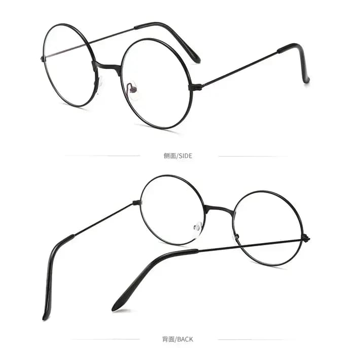 Lunettes rondes Anti-lumière bleue pour ordinateur