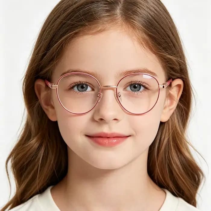 Nouvelles lunettes de vue rondes pour filles