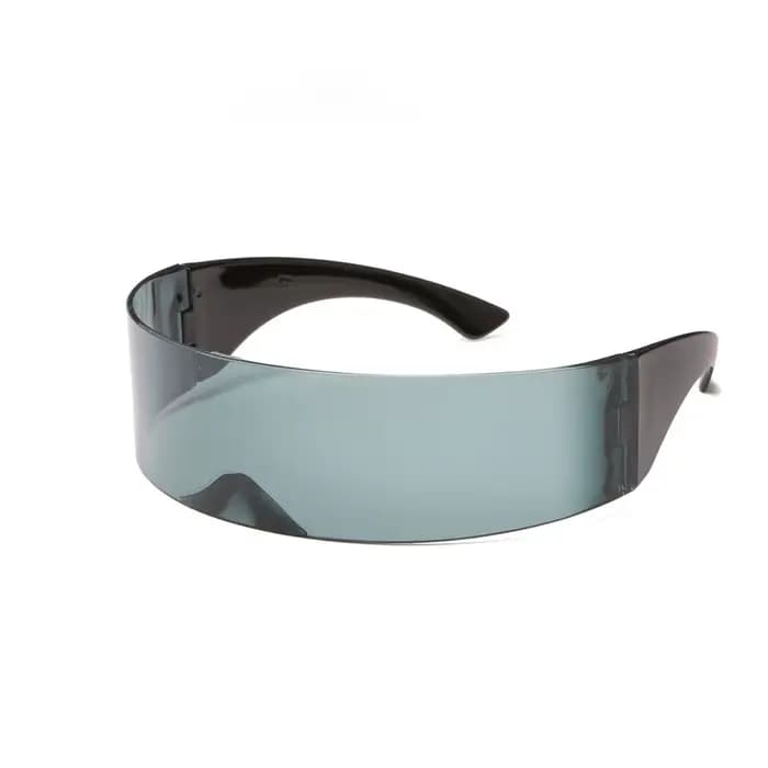 Lunettes de soleil rétro gothiques sans monture
