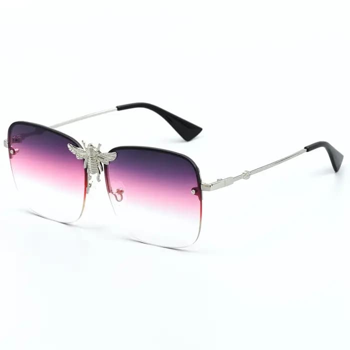 Lunettes de soleil abeille dorée pour hommes et femmes
