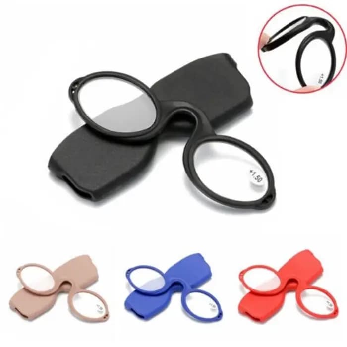 Pince-nez Mini lunettes de lecture avec étui unisexe lecteurs