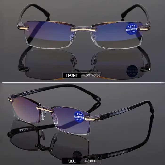 Lunettes de lecture sans bords pour hommes et femmes