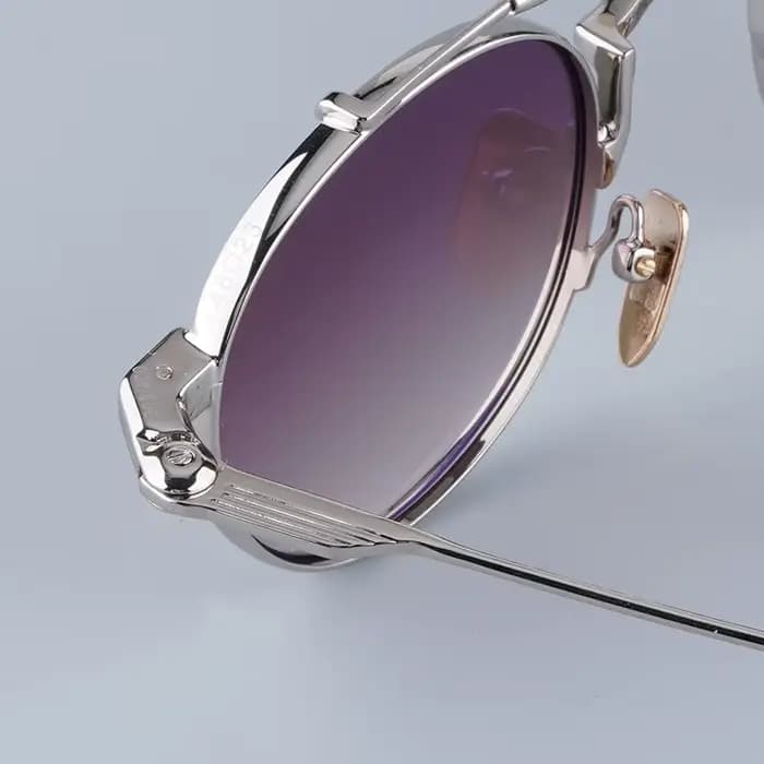JMM DASAN lunettes de soleil rondes en alliage faites à la main au japon dégradé Uv400 hommes classique Vintage rétro