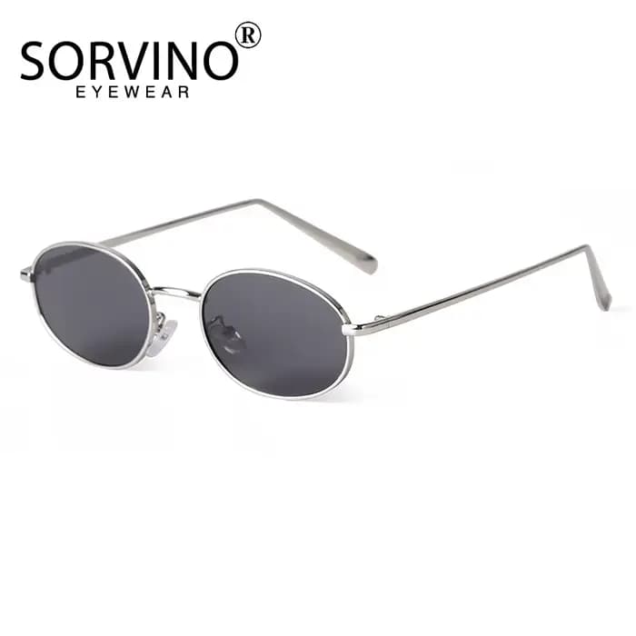 SORVINO rétro petites lunettes de soleil ovales Vintage pour hommes et femmes luxe concepteur unisexe