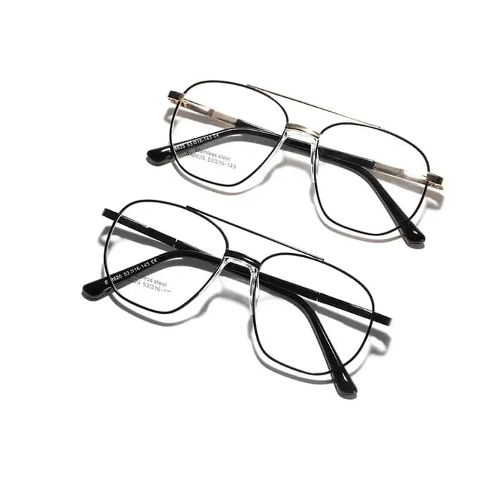 Lunettes à double faisceau pour femmes et hommes