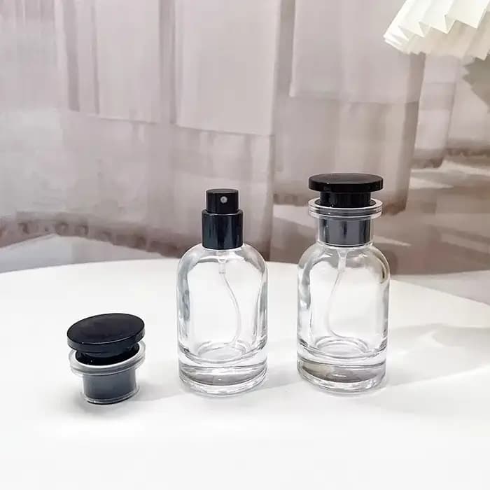 Lot de 5 flacons de parfum vaporisateurs de 30 ml en verre haut de gamme, portables pour le voyage, contenants vides