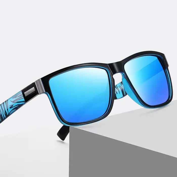 Lunettes de soleil carrées polarisées pour hommes