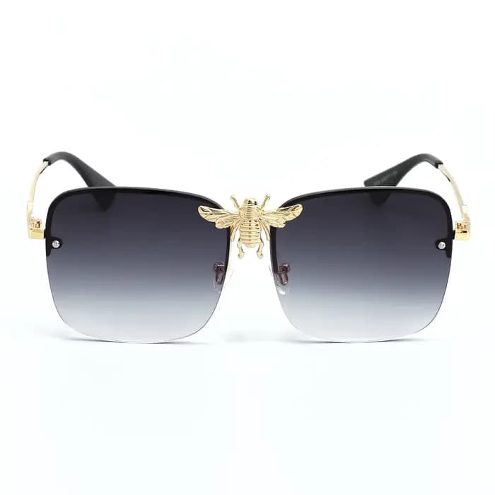 Lunettes de soleil abeille dorée pour hommes et femmes